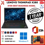 Lenovo ThinkPad X280 i5 Laptop | 16GB RAM | 512GB SSD | FHD  | Lightweight Business Laptop