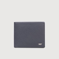 【免費升級送禮包裝】尚恩A 4卡零錢袋皮夾-藍色/BF354-315-NY