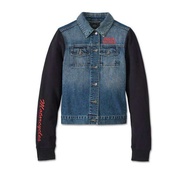 แจ็คเก็ตยีนส์ผู้หญิง Womens Crimson Bird Jean Jacket 96619-24VW