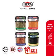 HEXA Special Offer 4 In 1 American 85gm British 85gm Italian 24gm Drinks 70gm 4 Bottles Free Gift