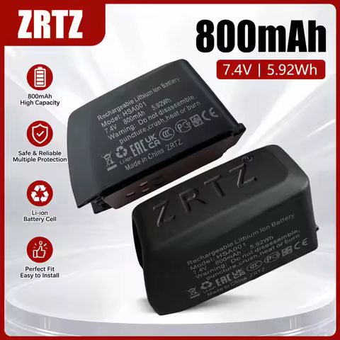 1pcs ZRTZ Battery for SRAM Force Red Black Axs Etap Black XX1 X01 GX AXS 800mAh