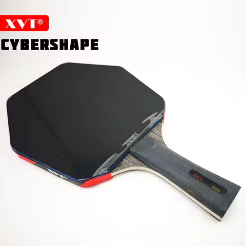 XVT Cybershape 8 Star Hexagon Carbon Fiber Ready Made Table Tennis Racket / Ping Pong Racket