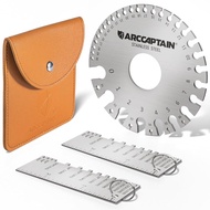 ARCCAPTAIN Wire Gauge Measuring Tool & Metal Gauge Thickness Tool, Stainless Steel Metal Sheets Weld