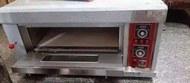 Gas stone base pizza oven