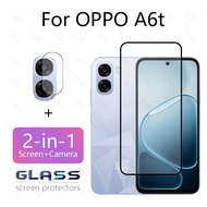 2 In 1 OPPO A6t HD Tempered Glass Screen Protector For OPPO Reno 15 14 15F 14F A6x A6s A6k A6t Pro 4