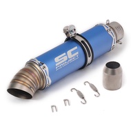 2 นิ้ว/51mm Universal รถจักรยานยนต์ท่อไอเสียท่อ Escape ดัดแปลงท่อไอเสียท่อ Canister Muffler ท่อสำหรั