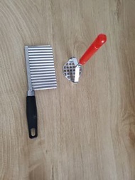 Potato masher & chips cutter