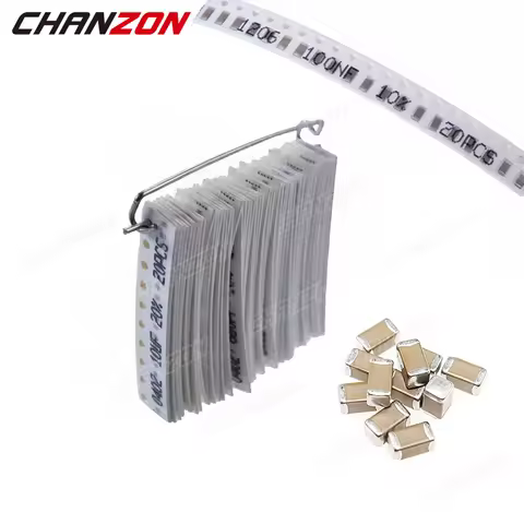 New SMD Capacitor Kits 0402 0603 0805 1206 MLCC 240-1000pcs Thick Film Chip Capacity Assortment Elec