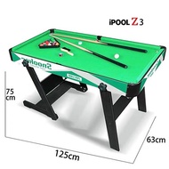 Bàn Bida Ipool Z3 1m25 Đầy Đủ Phụ Kiện Bi A Lỗ Gỗ Mini 125m Cỡ Lớn Văn Phòng Gia Đình Hanana