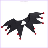 RAINL Christmas Clown Costume Collar Detachable Collar Jester Neckpiece For Cocktails