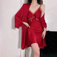 Pajamas Ladies Pajamas Ladies Pajamas 2025 Women's Pajamas Spring Autumn Sling Ice Silk Pajamas Nigh