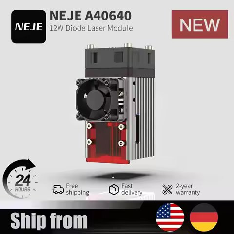 NEJE Laser Head Engraver A40640 Module Kits DIY Laser Cutting 450nm Laser Engraving Machine TTL / PW