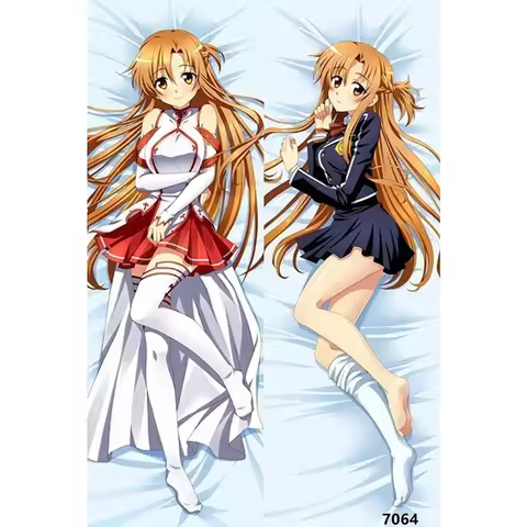 60x180cm Anime Sword Art Online Dakimakura Body Pillow Case Cover Manga Dakimakura Pillow Cover Bedd