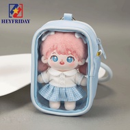 NOVAFLUX 10cm Transparent Doll Bag, Display Zipper Doll Storage Bag, Dolls Walking Bag Portable PVC 