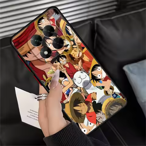 One Piece D. Luffy Comics Back Phone Cover Case for Xiaomi Redmi 9 14C K40 Pro 12C A4 13C 10 A1 A2 P