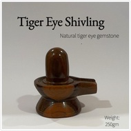 Tiger Eye Shivling / Lingam / Shivalingam / Statue / Idol - Natural Tiger Eye Gemstone