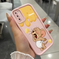 Case For Samsung Galaxy A03s A02s M02s F02s Silicone Shockproof Mouse Cat Hard Butter Phone