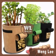 Potato Bag Fabric Pot Planting Growing Beg Home Garden Greenhouse Vegetable Planter Bucket