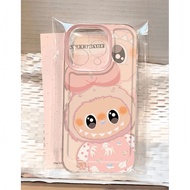 Softcase Elf pink headband VIVO clear pattern Transparent Anti-slip original VIVO Y02T Y15 AS Y16 Y0