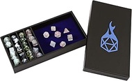 Forged Dice Co. Dice Battle Pit Dice Tray - 2 Dice Trays in 1 with Staging Area - Rolling Tray and S