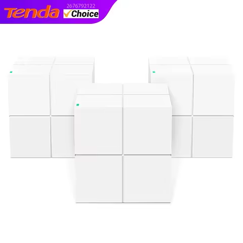 Tenda MW6 Mesh Wireless Gigabit Router 11AC Dual-Band 2.4G/5.0GHz Whole Home WiFi Coverage System Lo