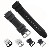 Casio AE-1,000w AQ-S810W SGW-400H SGW-300H Rubber Strap Pin Buckle Watch Wrist Bracelet 18mm