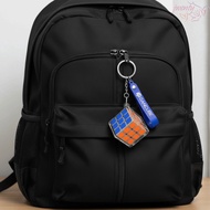 JWENTY Mini Keychain, Plastic Educational Cube Keychain, Standard Version Square Interactive Fun Rac