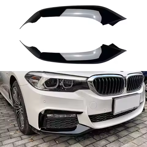 For BMW 5 Series G30 G31 G38 520i 525i 530i 540i M Sport 2017-2020 Front Bumper Lip Splitter 1Pair S