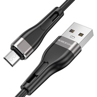 BOROFONE BX46 High quality silicone fast charging cable 2.4A USB to Micro USB data transmission cabl