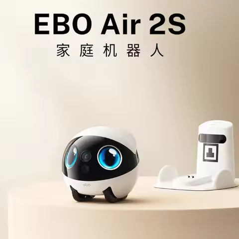 New Enabot EBO Air 2S Home Robot New Model Intelligent Pet Monitoring Companion with Video Chat Mobi