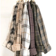 KEMEJA Indonesian super quality brown men's flannel shirt flannel shirt man