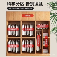Open Door Simple Large Wardrobe Use to Solid Wood Rental Room Cabinet Bedroom Storage Household Stor