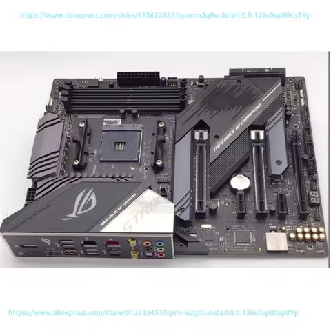 For ASUS ROG STRIX X570-E GAMING Motherboard X570 AM4 ATX DDR4 128GB Dual PCIe4.0 M.2 HDMI DP 2.5G L