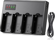Binval 4-Channel Fast ledled Charger for Sony NP-F550 NP-F570 NP-F750 NP-F770 NP-F930 NP-F950 NP-F96