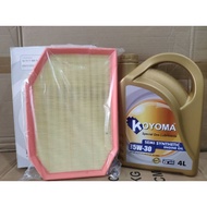 BMW N52 N53 F10 523 8i F01 730i 13717590570 LX174/0 AIR FILTER + KOYOMA 5W30 SEMI SYNTHETIC ENGINE O