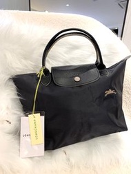 全新現貨LONGCHAMP Le Pliage Club 23帆布 袋小號 黑色［1621619001］