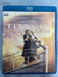 鐵達尼號 Titanic 3D + 2D 港版 有中文字幕 Bluray 藍光 Blu Ray Blue Ray Blueray BD DVD 電影 movie 影碟 不是 4K UHD Ultra 