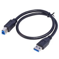 1.5m USB3.0 Printer Cable USB-A to USB-B Port Computer Printer Scanner Connection Data Cable