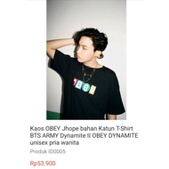 TSHIRT KAOS OBAY jhope BTS army DYNAMITE//BTS DYNAMITE.l