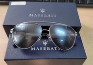 全新 真品 Maserati Sunglasses 鈦金屬太陽眼鏡 意大利製造 配備原裝眼鏡布及盒 瑪莎拉蒂