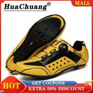 [New Arrival] HUACHUANG 2023 New Cycling Shoes for Men and Women Cycling Shoes MTB Outdoor Non-Slip Bicycle Sneakers Professional Self-Locking Mountain Bike Sport Shoes Cleats Shoes Cycling Shoes Mtb Sale Cycling Shoes Mtb Shimano