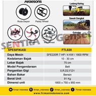 Traktor Bajak Sawah Firman Ftl 820 Tiller Bajak Sawah Kering &amp; Basah