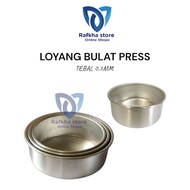 0.7mm thick round press pan,/ size 8cm to 24cm