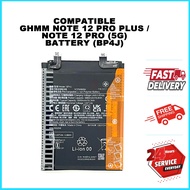 COMPATIBLE TC GHMM NOTE 12 PRO PLUS / NOTE 12 PRO 5G BATTERY (BP4J)