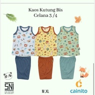 3Pcs Baby Set with Pattern ((CAINITO_KUTUNG)) Sleepwear | Print Pajamas .
