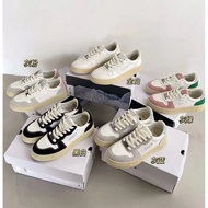 Autry White Shoes Genuine Leather Skateboard Shoes Yu Shuxin Same Style Korea EPT Thick-Soled Sports