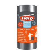 HERO ถุงขยะฮีโร่ม้วนเทามีกลิ่นหอม 24x28(15ใบ)