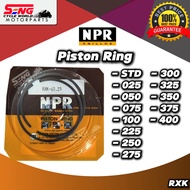 NPR | YAMAHA RXK PISTON RING-NPR-JAPAN - SIZE 025 -- 400