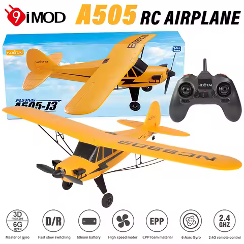 9IMOD A505 J3 RC Plane Remote Control Plane EPP 3D/6G 3CH Scale 2.4GHz Fixed Wing Aircraft Model for