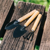 Gardening Tools, Gardening Tools 3 Piece Wooden Handle T36